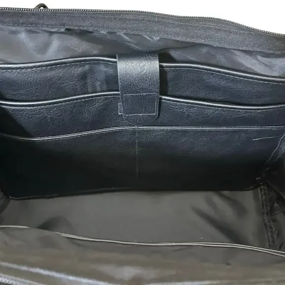 Beis The Mini Weekender In Black Travel Bag Carry On - Picture 12 of 14